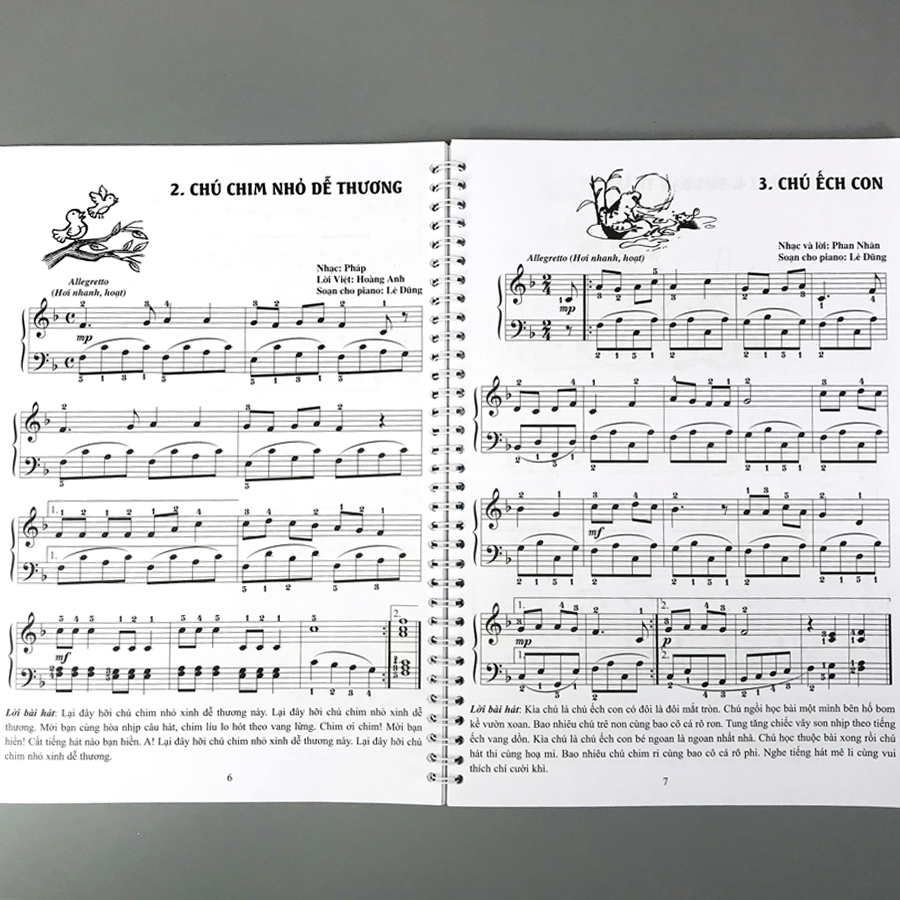 Piano cho thiếu nhi - tuyển tập 220 tiểu phẩm nổi tiếng Phần 2