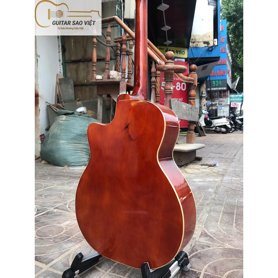 Đàn Guitar Acoustic mặt gỗ thông có ty chỉnh cần SC-01R