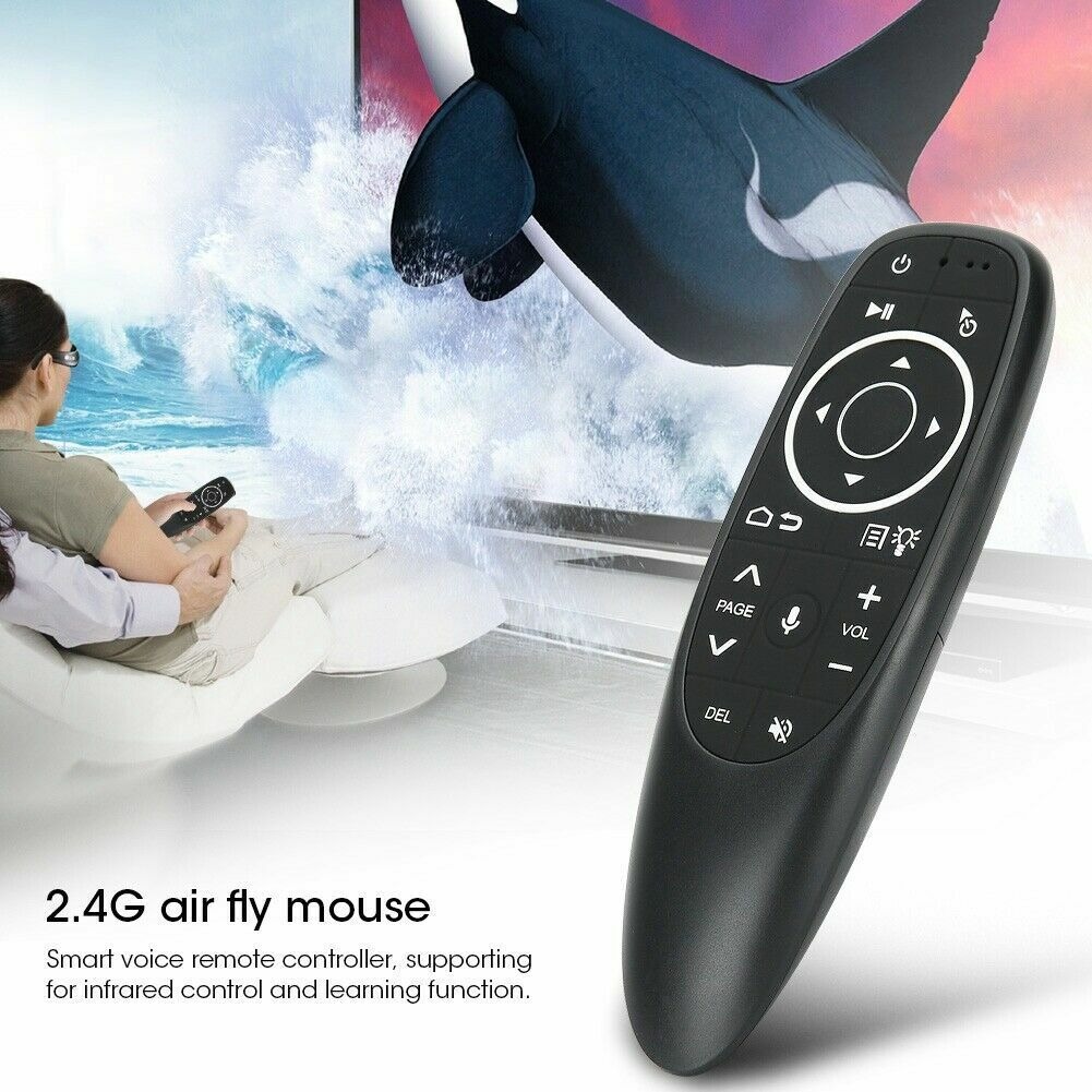 Chuột Bay g10s có đèn bàn phím điều khiển tìm kiếm giọng nói Air Mouse Remote Voice Pro tìm kiếm nội dung bằng giọng nói và cử chỉ tay người dùng - Hàng Nhập Khẩu