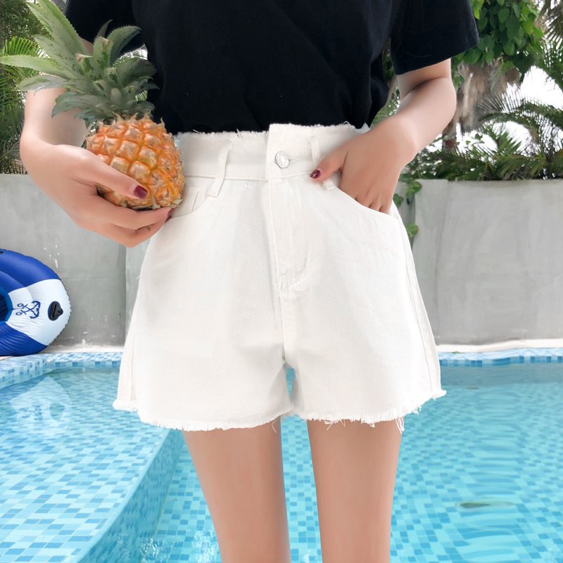 Quần shorts jean nữ lưng cao Ulzzang QNJ1