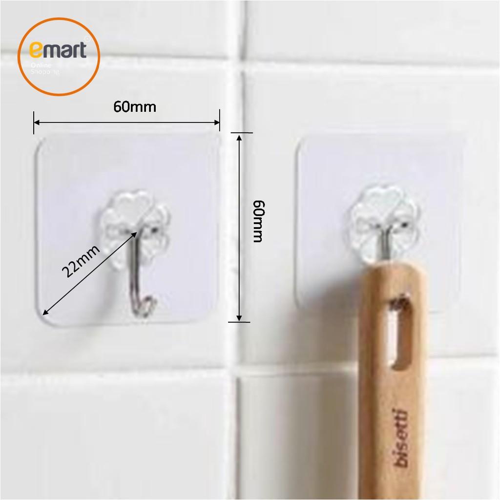 Bộ 3 móc treo dán tường đa năng chịu lực 10Kg siêu bền chắc chắn
