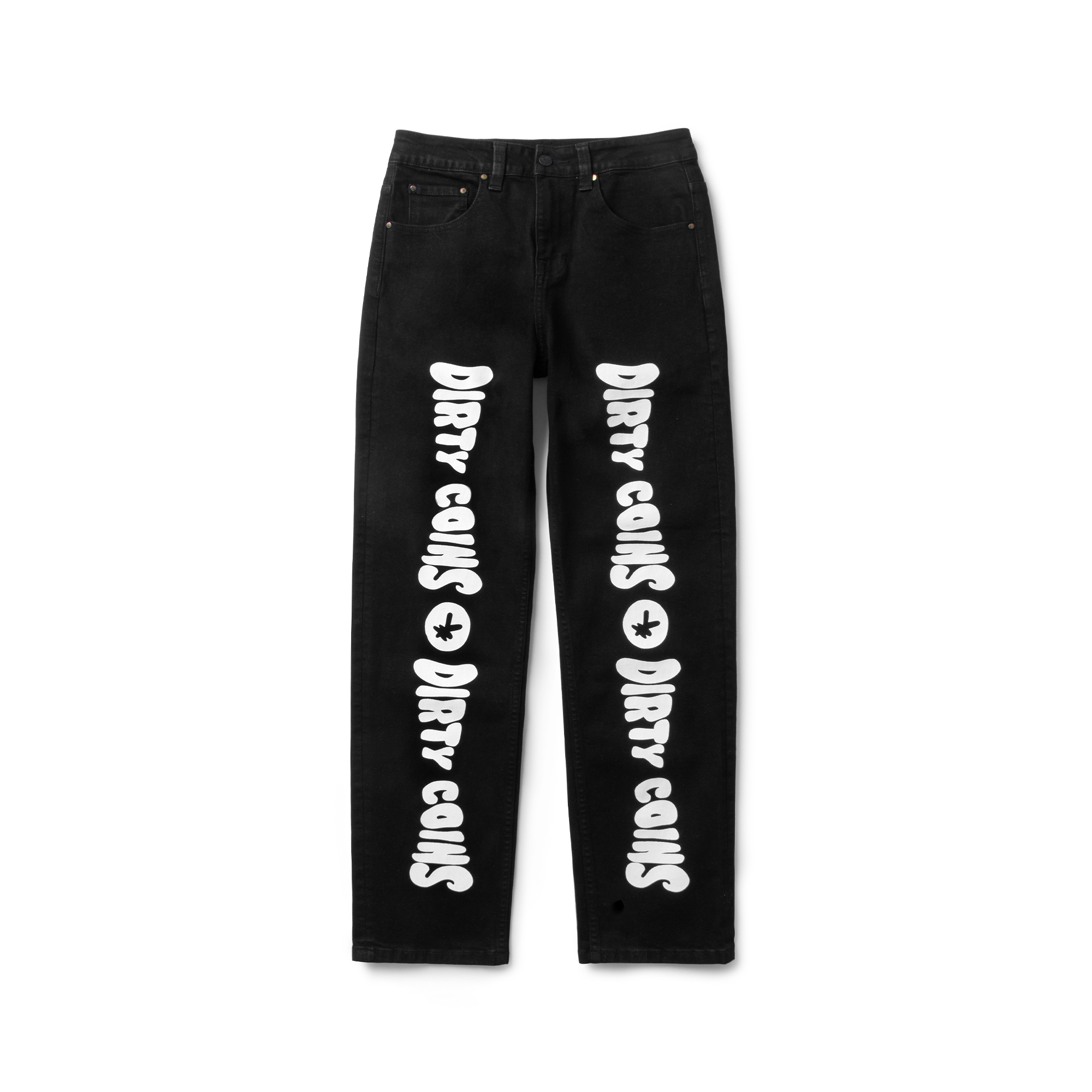Quần DirtyCoins Cartoon Jeans - Black