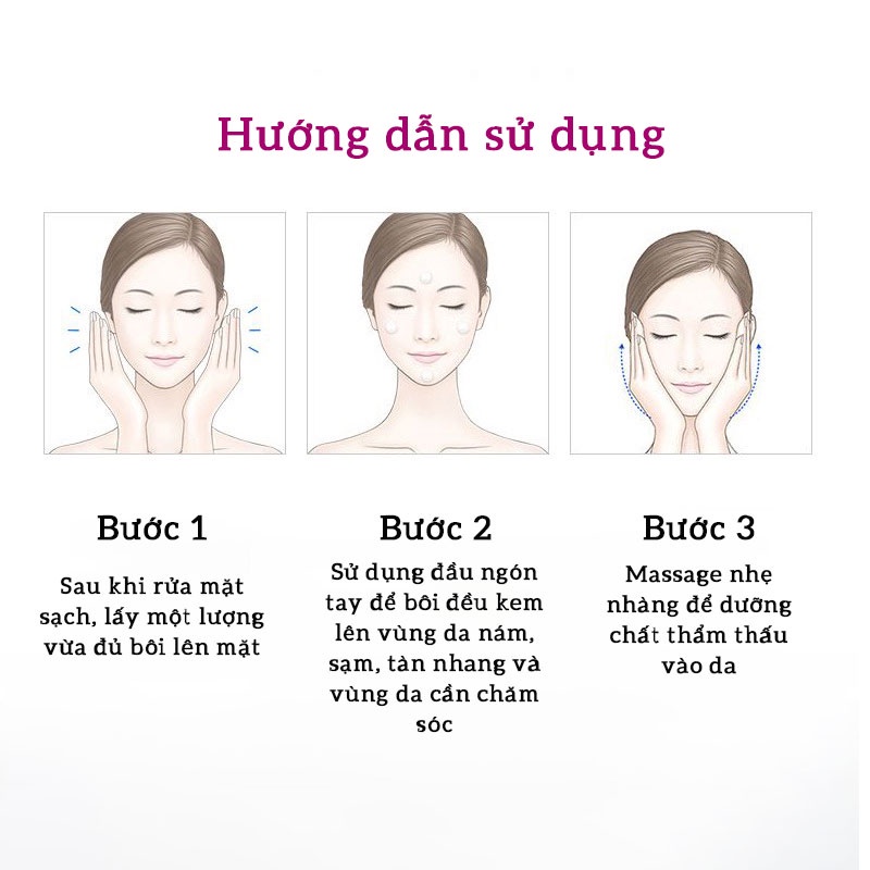 Kem Dưỡng Trắng Da - Ngừa Nám - Giảm Nhăn - Giữ ẩm &amp; Se Khít Lỗ Chân Lông 10 IN 1 OLY HT CHÍNH HÃNG 35G LPK