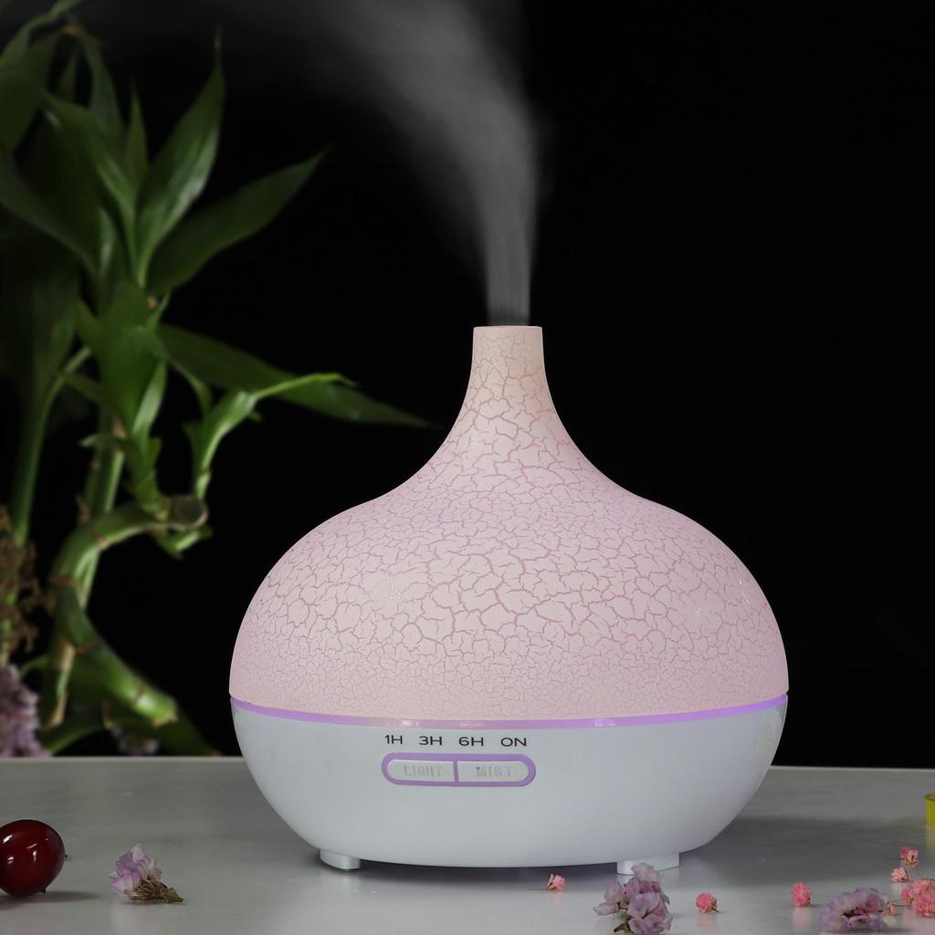 Máy xông tinh dầu phòng ngủ - máy khuếch tán tinh dầu BÍ NGÔ HOA VĂN 550ml -