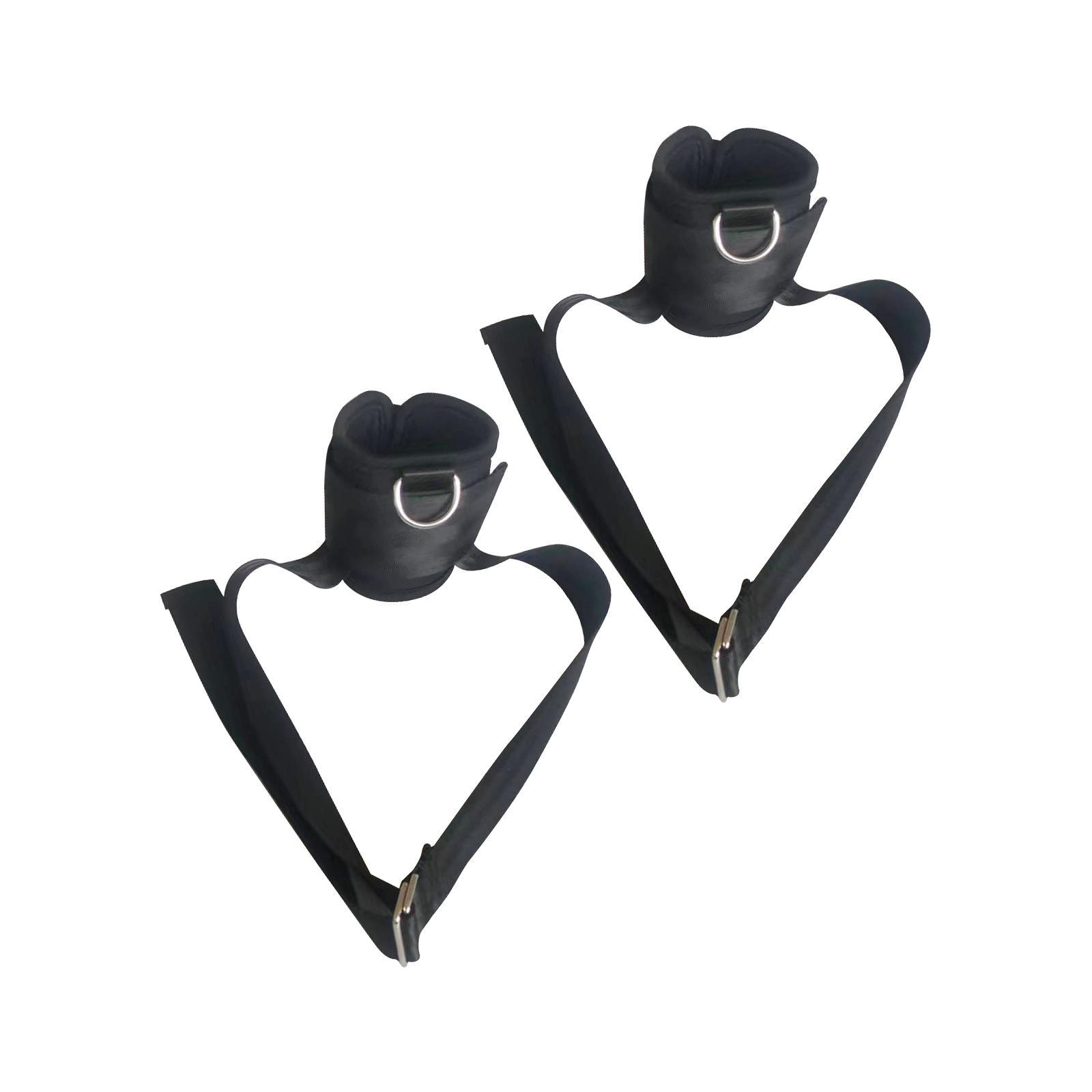 Dumbbell Ankle Strap Ankle Weights Straps Portable Fittings Dumbbell Attachment Sturdy Tibialis Trainer Ankle Cuffs for Fitness Bodybuilding