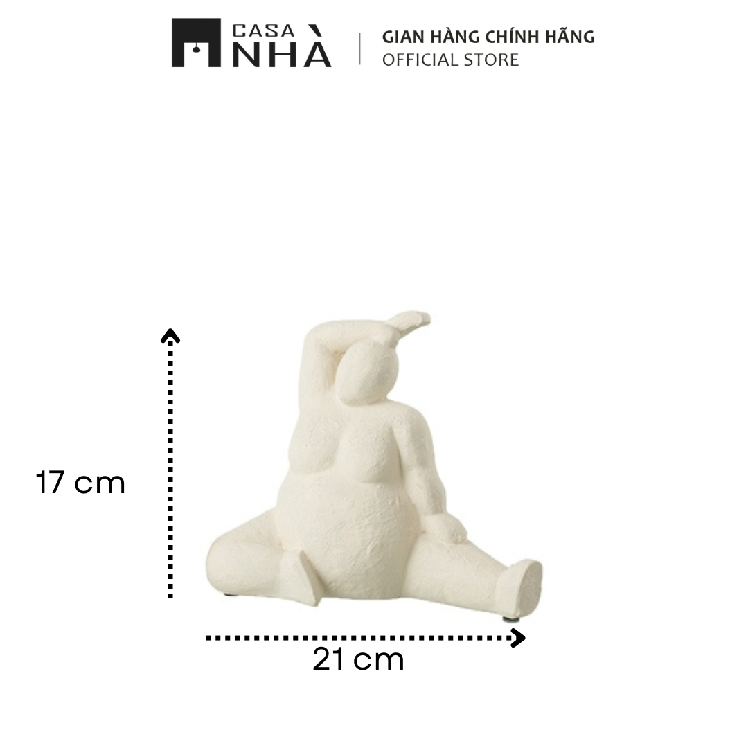 Tượng Tập Yoga Mũm Mĩm ALLUN  - Tượng Trang Trí Nhà Cửa Đơn Giản Độc Đáo | Casa Nhà Home Furniture