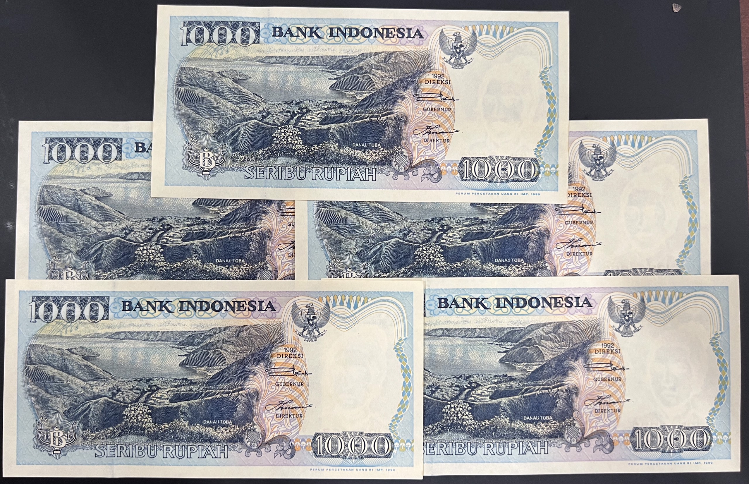 Tờ Indonesia 1000 Rupiah 1992 sưu tầm, tặng phơi bảo quản