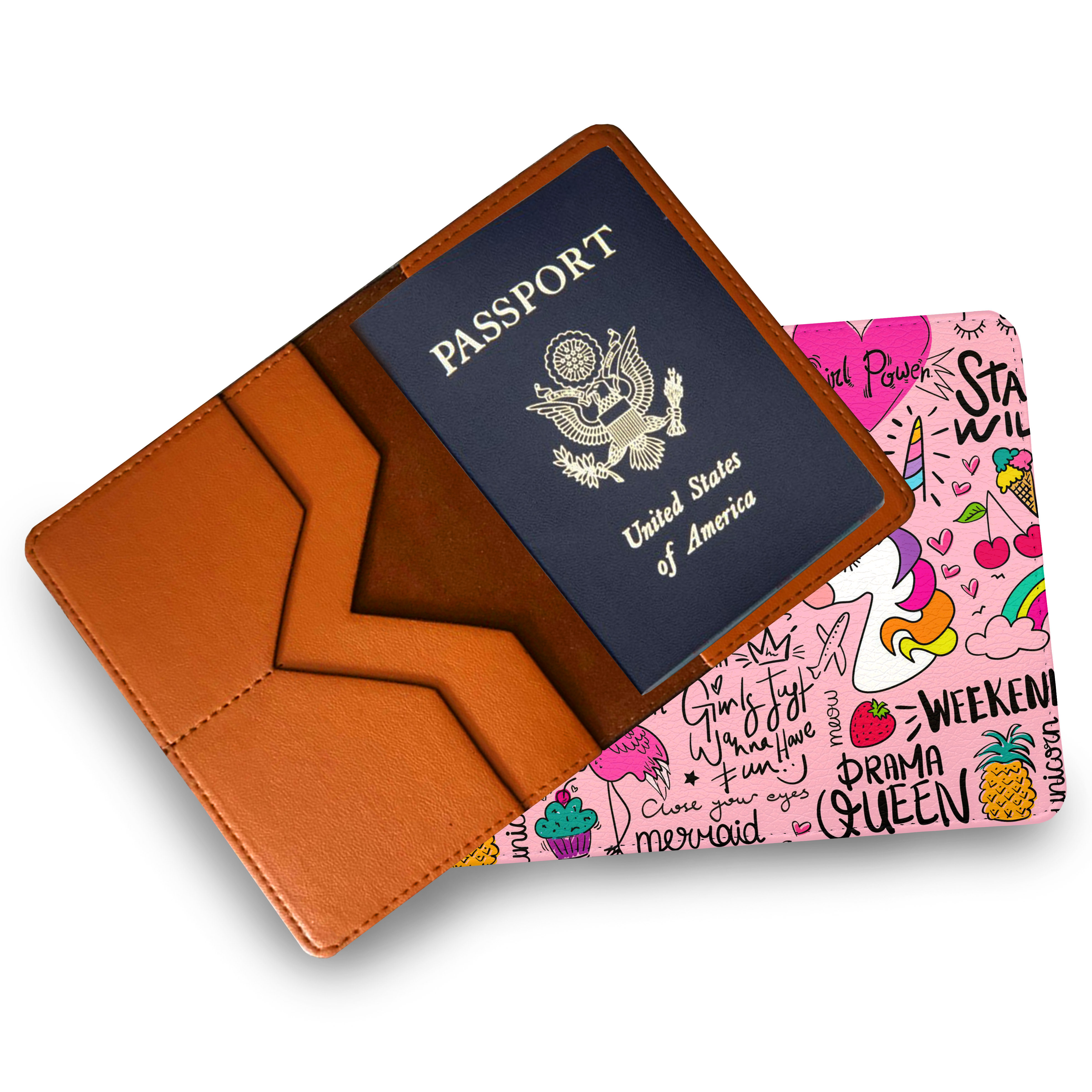 Bao Da Hộ Chiếu Và Phụ Kiện KỲ LÂN MỘT SỪNG SIÊU CUTE - Passport Cover Holder UNICORN - Ví Đựng Passport Du Lịch STormbreaker Xinh Xắn - Trẻ Trung - Đa Năng - LT019