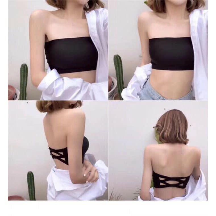 Áo Bra Nữ Quây Ngang Không Dây Đệm Mỏng Mềm Mát- BRA8883