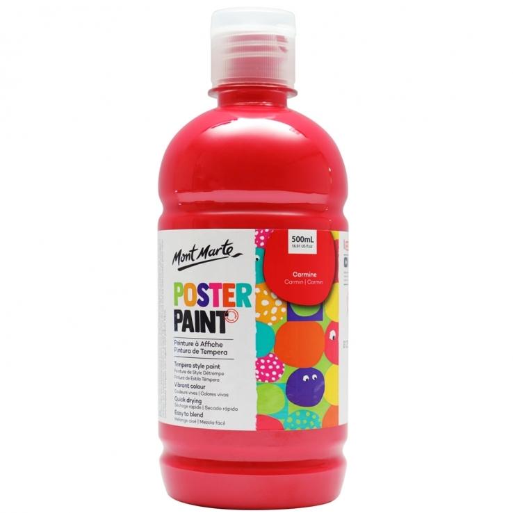 Màu Poster Mont Marte 500 ML MPST0003 - Màu Carmine