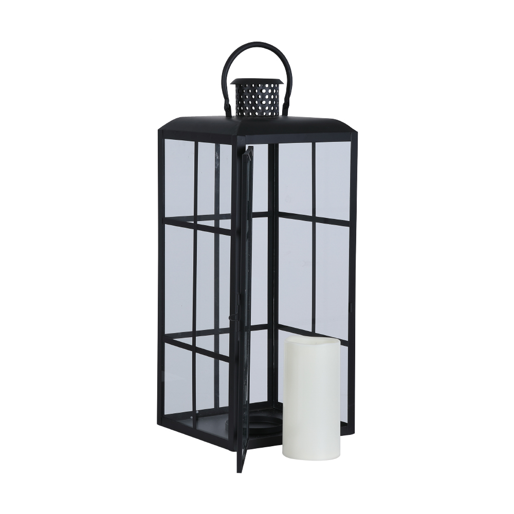 Đèn Lồng Harken 20x20x50 Đen |Index Living Mall | Nội thất Thái Lan