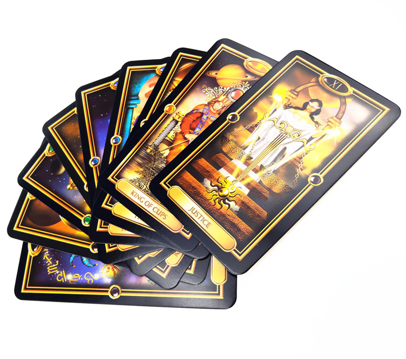 Combo Bộ Bài Bói Guidance of Fate Easy Tarot Card Cao Cấp Bản Đẹp và Túi Nhung Đựng Tarot và Khăn Trải Bàn Tarot