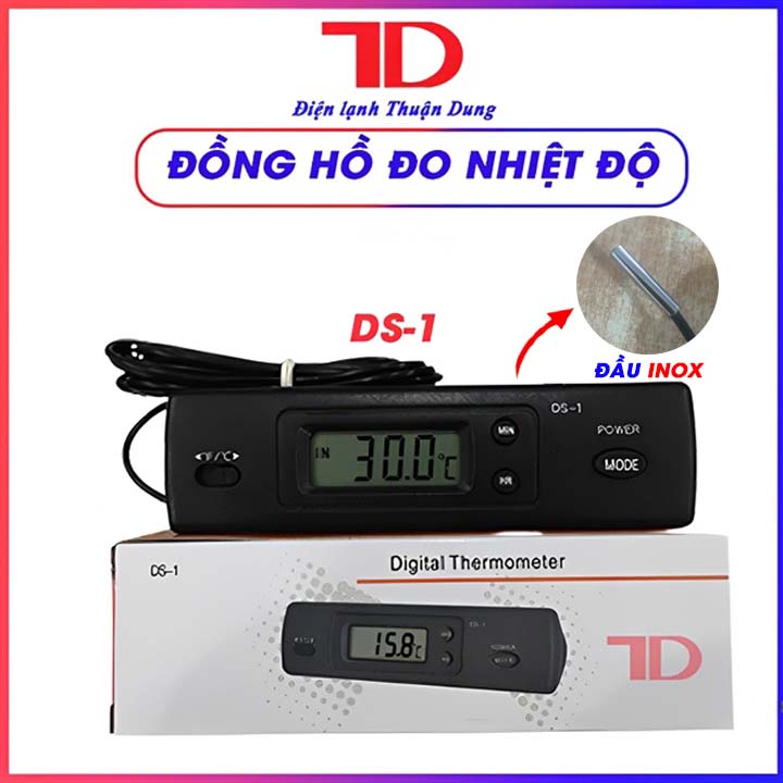 Đồng hồ đo nhiệt độ đa năng, nhiệt kế đa dụng TM4 DS-1 XN-7, hàng chính hãng - Điện Lạnh Thuận Dung