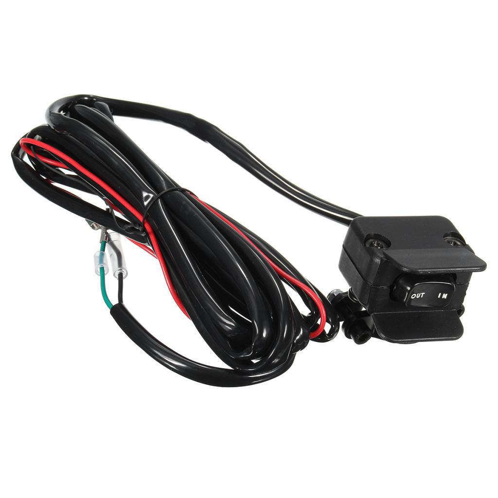 3 Meters 12V Winch Rocker Switch Handlebar Control for Motorcycles