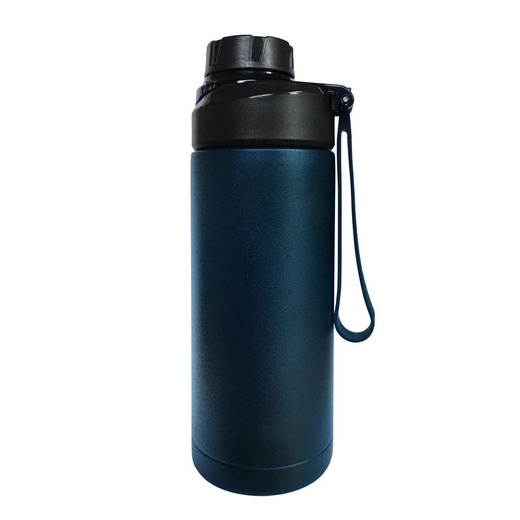 Bình giữ nhiệt KimsCook inox 2 lớp cao cấp 520ml, giữ nóng lên đến 8h , giữ lạnh 24h , lõi inox 304, có dây xách