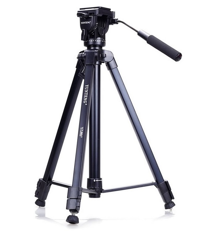 Hình ảnh Chân đế tripod cho máy ảnh, máy quay phim Yunteng VCT-860AV - Hàng chính hãng