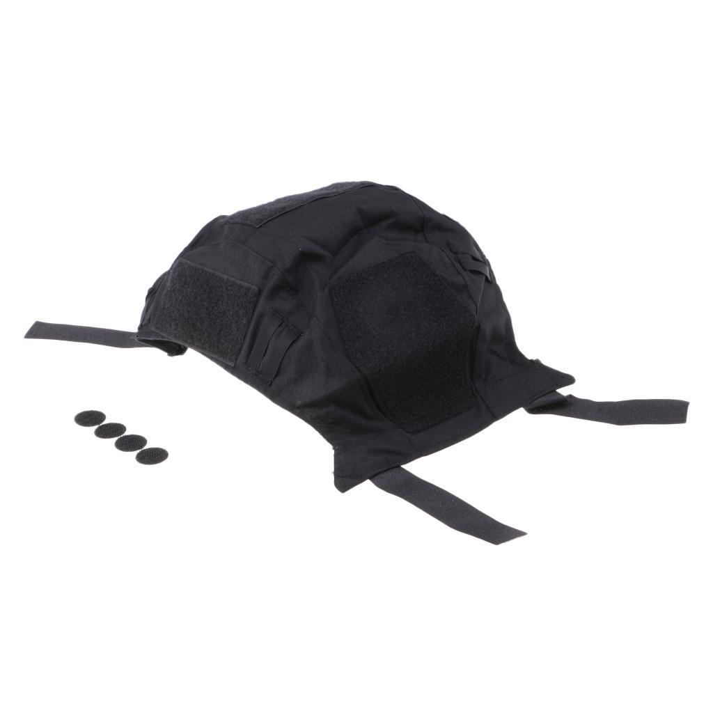 2 Pcs Army Game Series Helmet Cover Cloth No Helmets for FAST Helmets Black