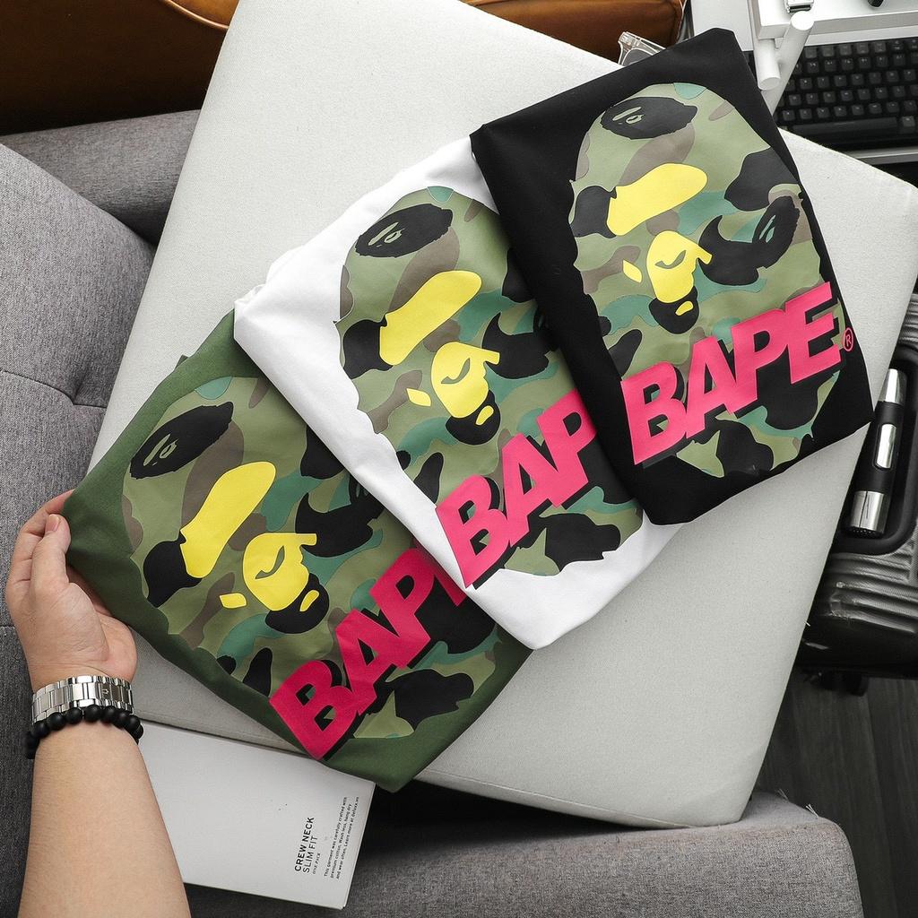 Áo thun DICO unisex nam nữ, họa tiết in BAPE