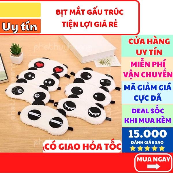 Bịt mắt che mắt ngủ hình gấu trúc dễ thương