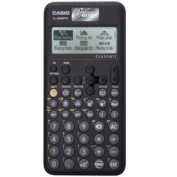 Máy Tính Casio FX 880 BTG - Màu Đen