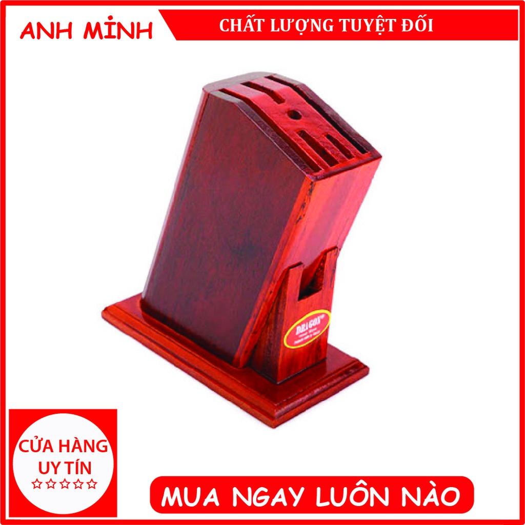 Cắm Dao Xéo Bằng Gỗ Trúc Tùng