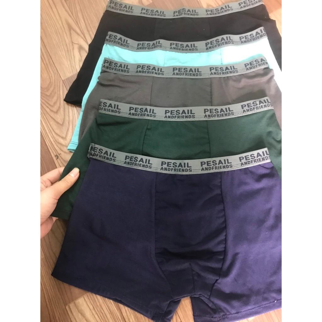 COMBO 5 CHIẾC QUẦN LÓT ĐÙI NAM HÀNG CHỌN SIZE TỪ 45KG-79KG
