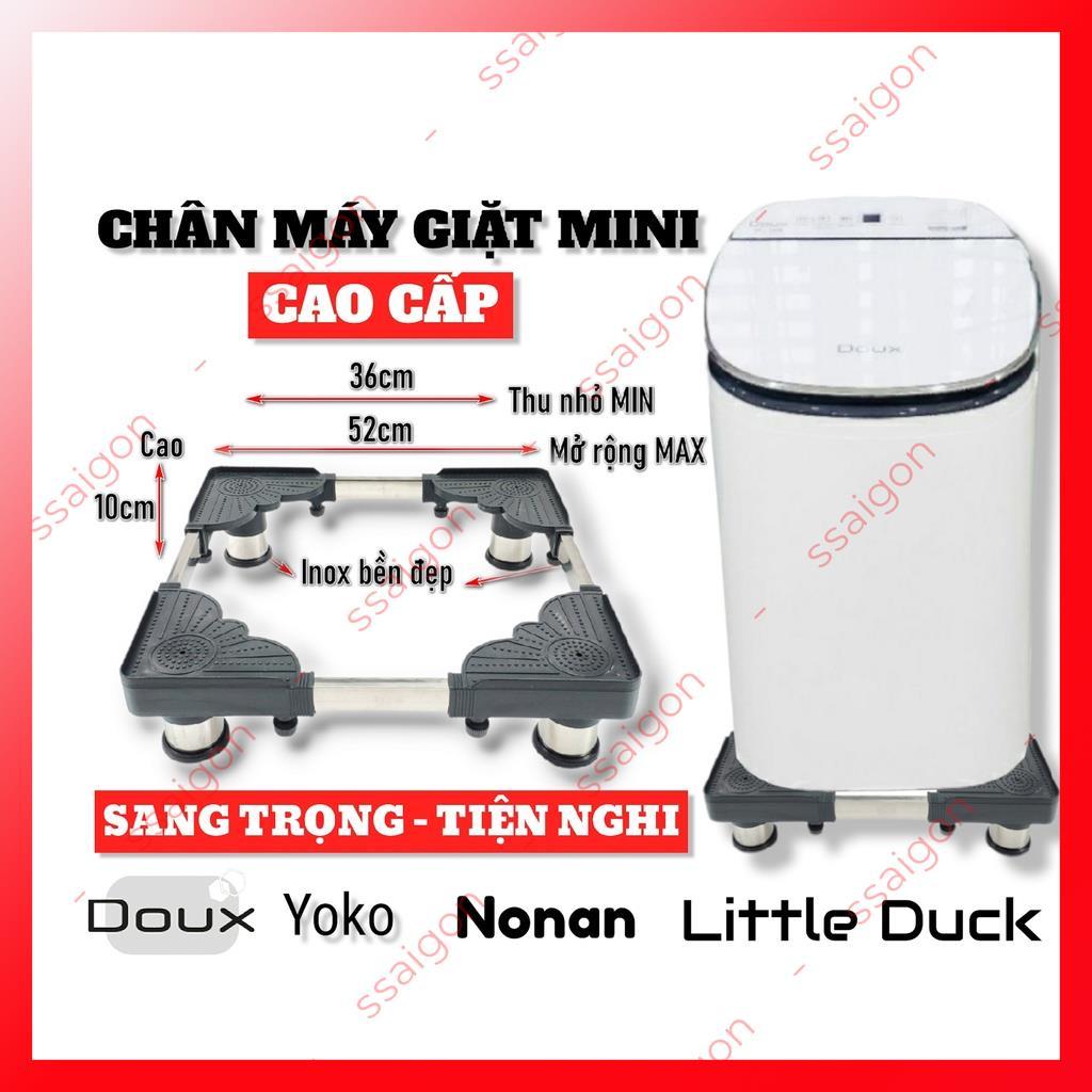 Chân đế máy giặt mini và máy lọc nước trụ Inox cao cấp