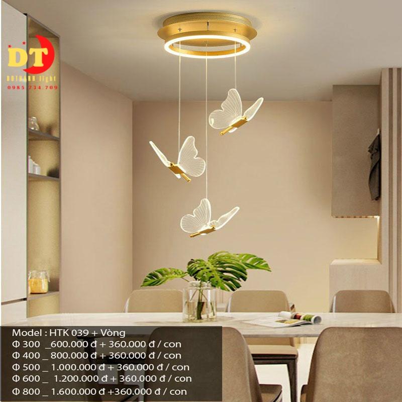 Đèn thả thông tầng hình hồ điệp cao cấp HTLQ 8