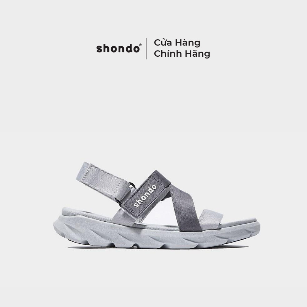 [ Chính hãng ] Giày Sandal Shondo đế xám ombre xám đậm F6S2120