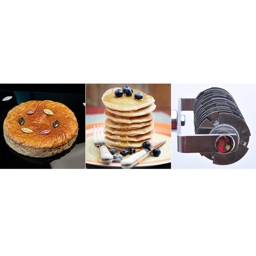 Stainless Steel Lattice Cutter Roller Pastry Bread Pizza Pie Dough Cutter