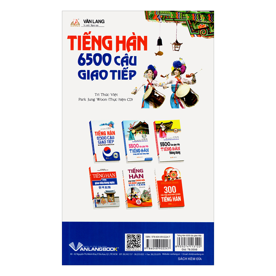 Tiếng Hàn - 6500 Câu Giao Tiếp (Kèm CD)