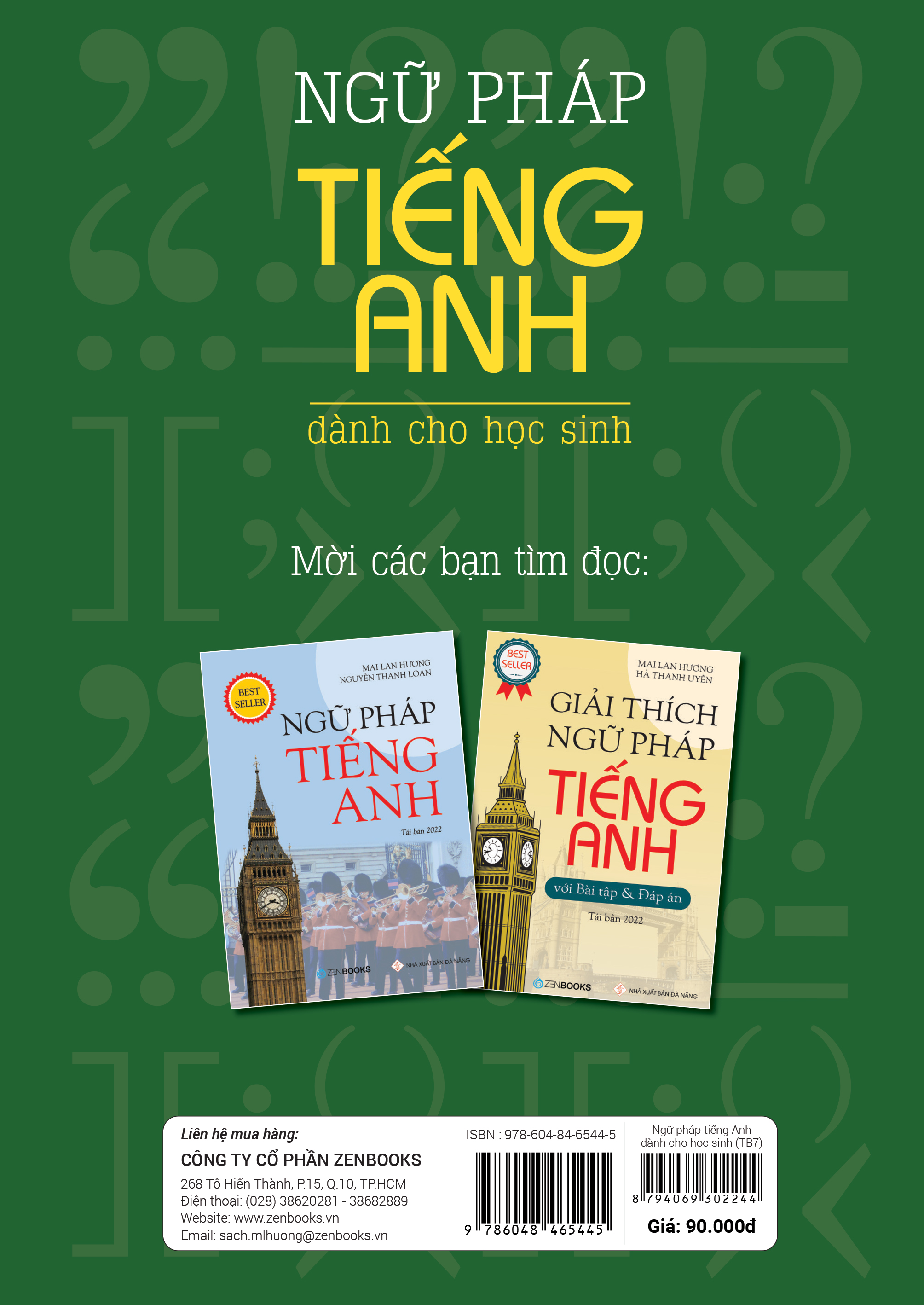 Ngữ Pháp Tiếng Anh Dành Cho Học Sinh (Với Bài Tập Và Đáp Án) - Tái Bản