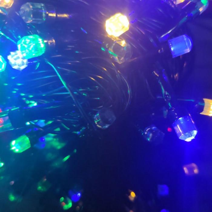 Led Dây Kim Cương Đen Nhiều Màu 50m Không Điều Khiển Trang Trí Ngoài Trời