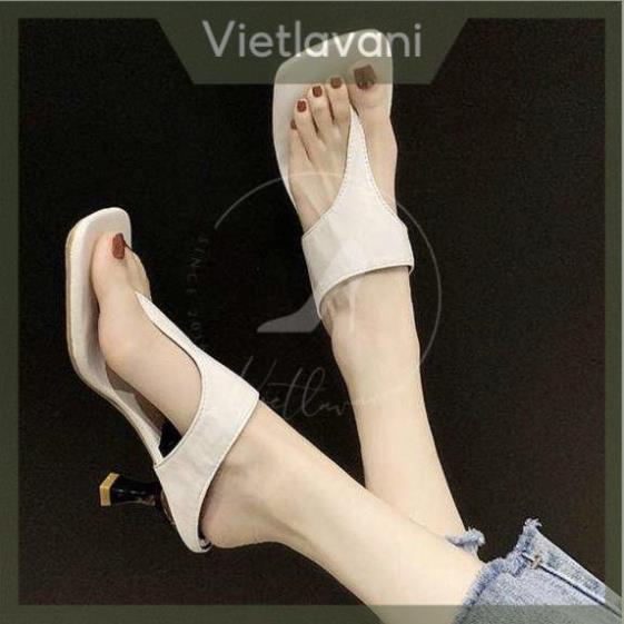 Hot 2023 Guốc cao gót sỏ ngón hot trend Châu Âu G19 cao 5p VIETLAVANI