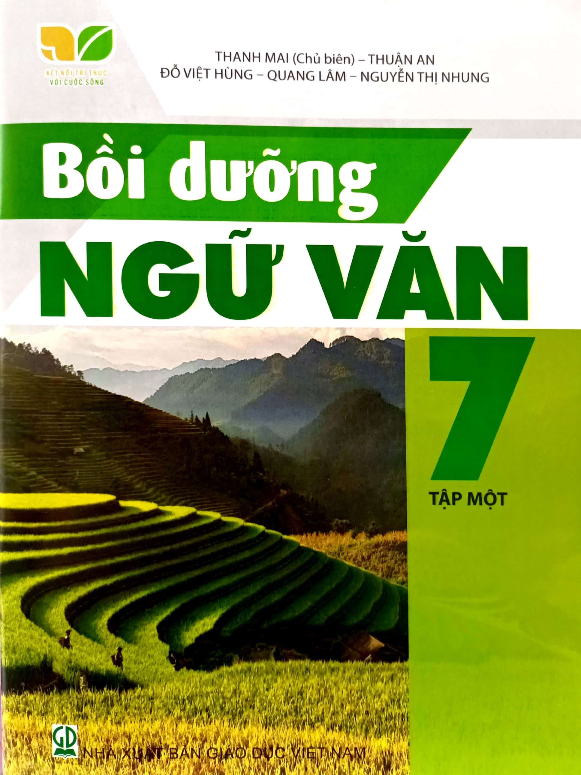 COMBO Bồi dưỡng ngữ văn 7 - Tập 1, 2 (Kết nối tri thức với cuộc sống)