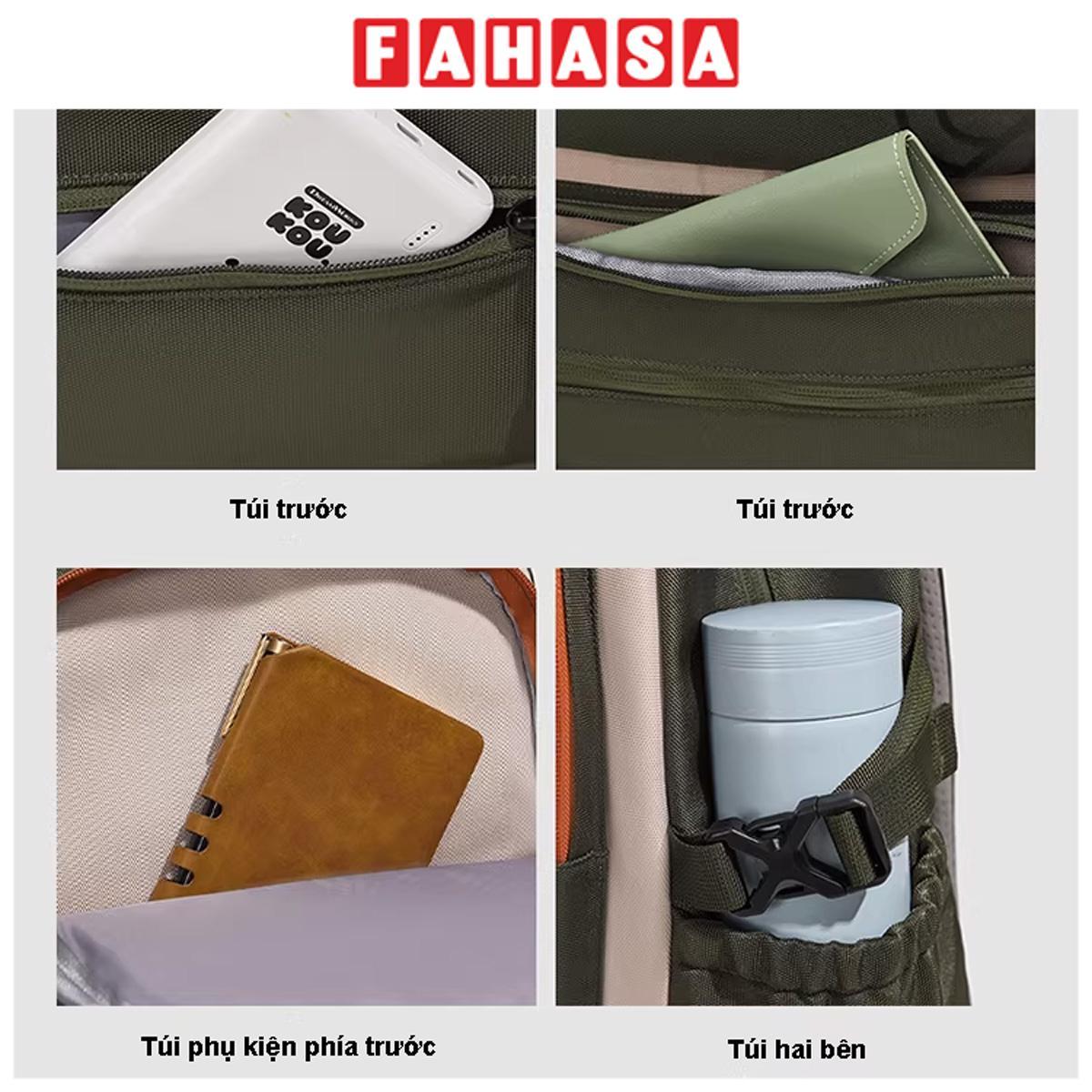 Ba Lô Thời Trang - Omaska 9627# - Màu Xám