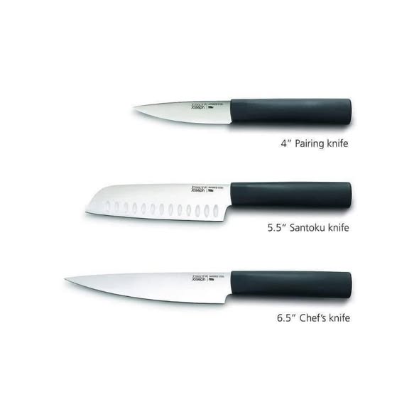 Bộ thớt kèm dao (3 thớt, 3 dao) Joseph Joseph 60194 hàng chính hãng