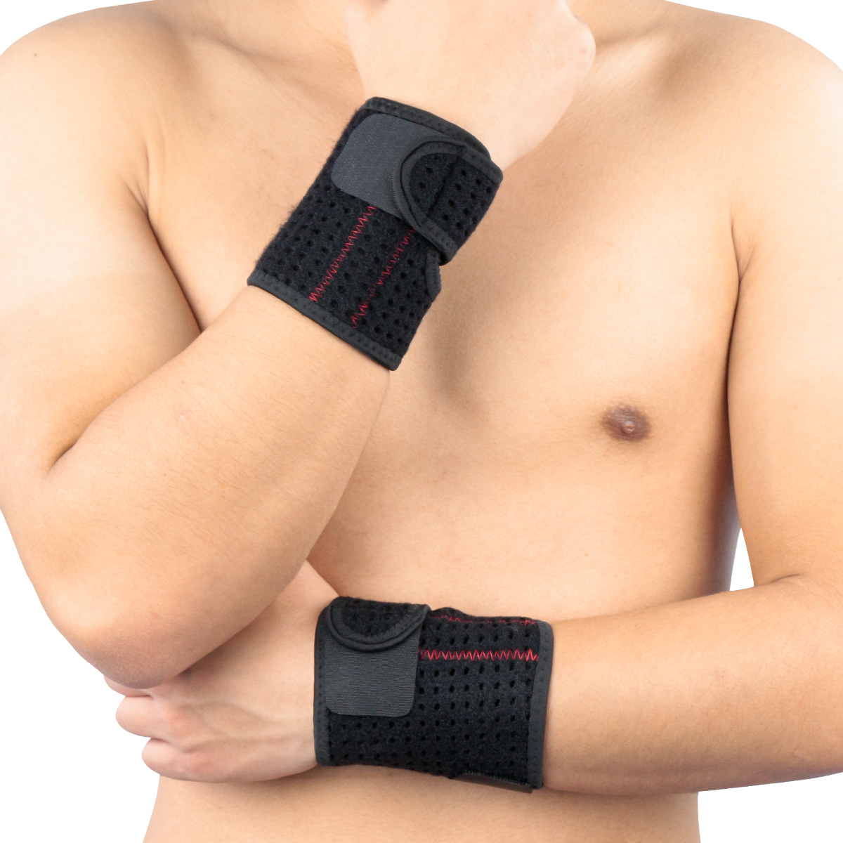 Combo 2 Băng Cổ Tay AOLIKES HW024 - Lò Xo Kép, Thoáng Khí, Dễ Điều Chỉnh