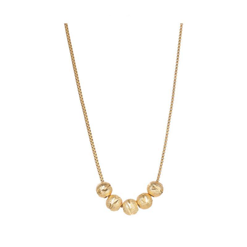 Dây chuyền titan cao cấp bi tròn hottrend CiCi Accessories trang sức nữ sang trọng cá tính