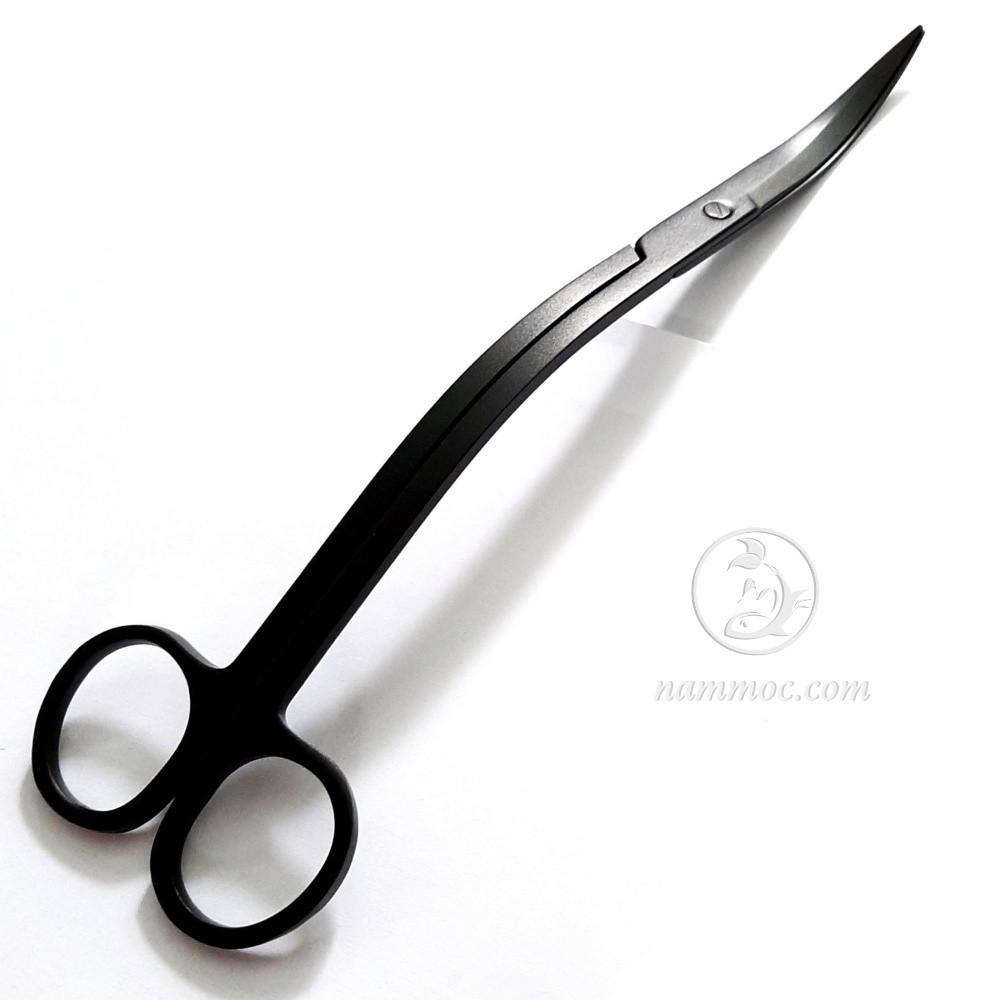 Bộ Kéo Nhíp Thuỷ Sinh 3 Món - Kéo Cong Lượn Sóng Phụ Kiện Chăm Sóc Bể Cá Cảnh, Thuỷ Sinh