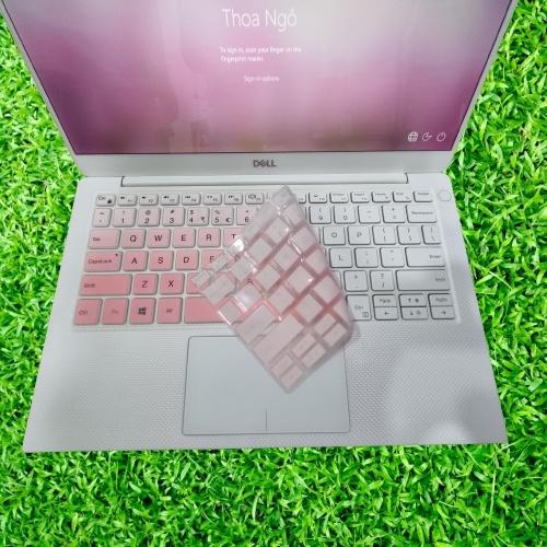 Miếng silicon cover, che, phủ bàn phím Laptop dành cho Dell XPS 9380 - phím nổi