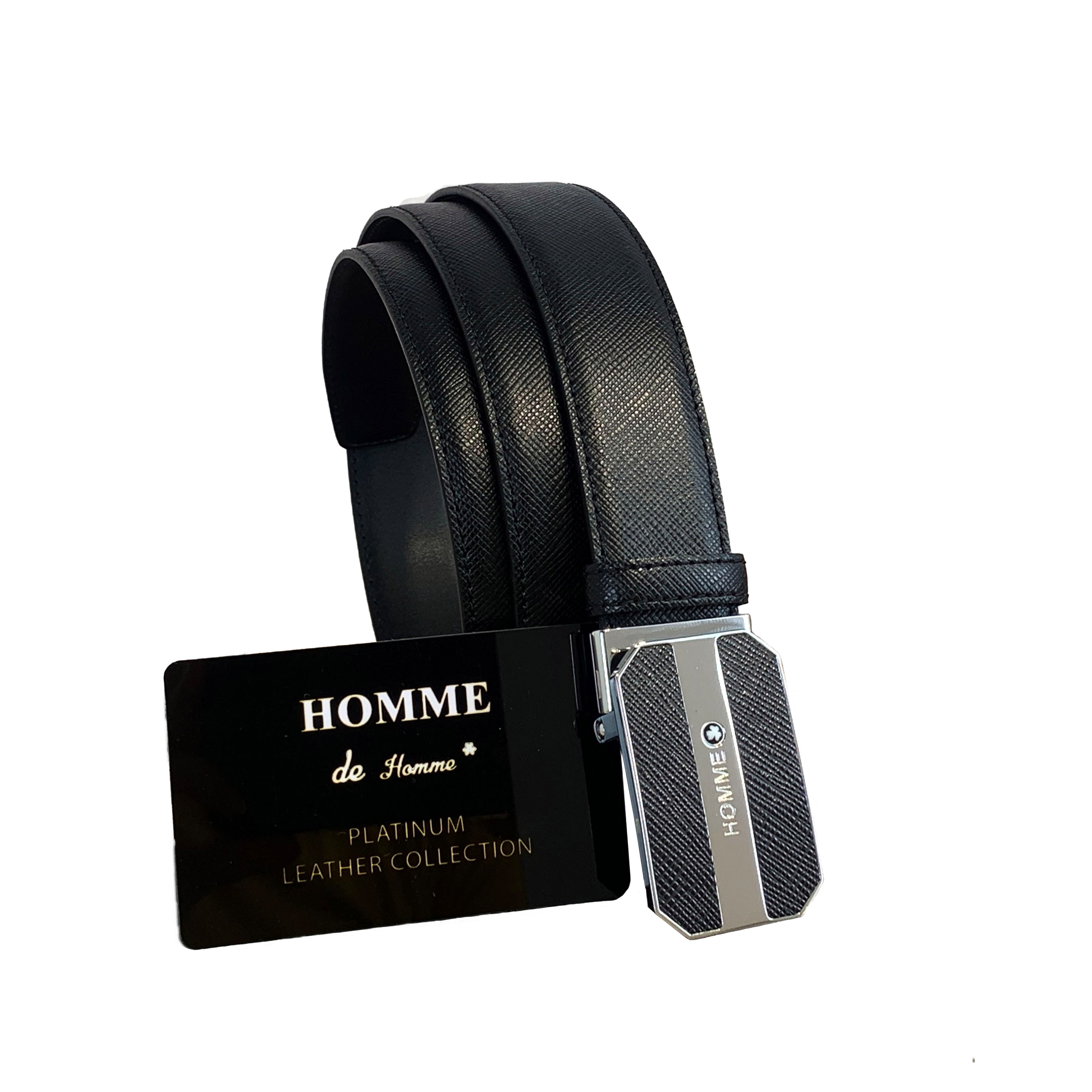 HOMME Canterbury - Saffiano Leather Belt