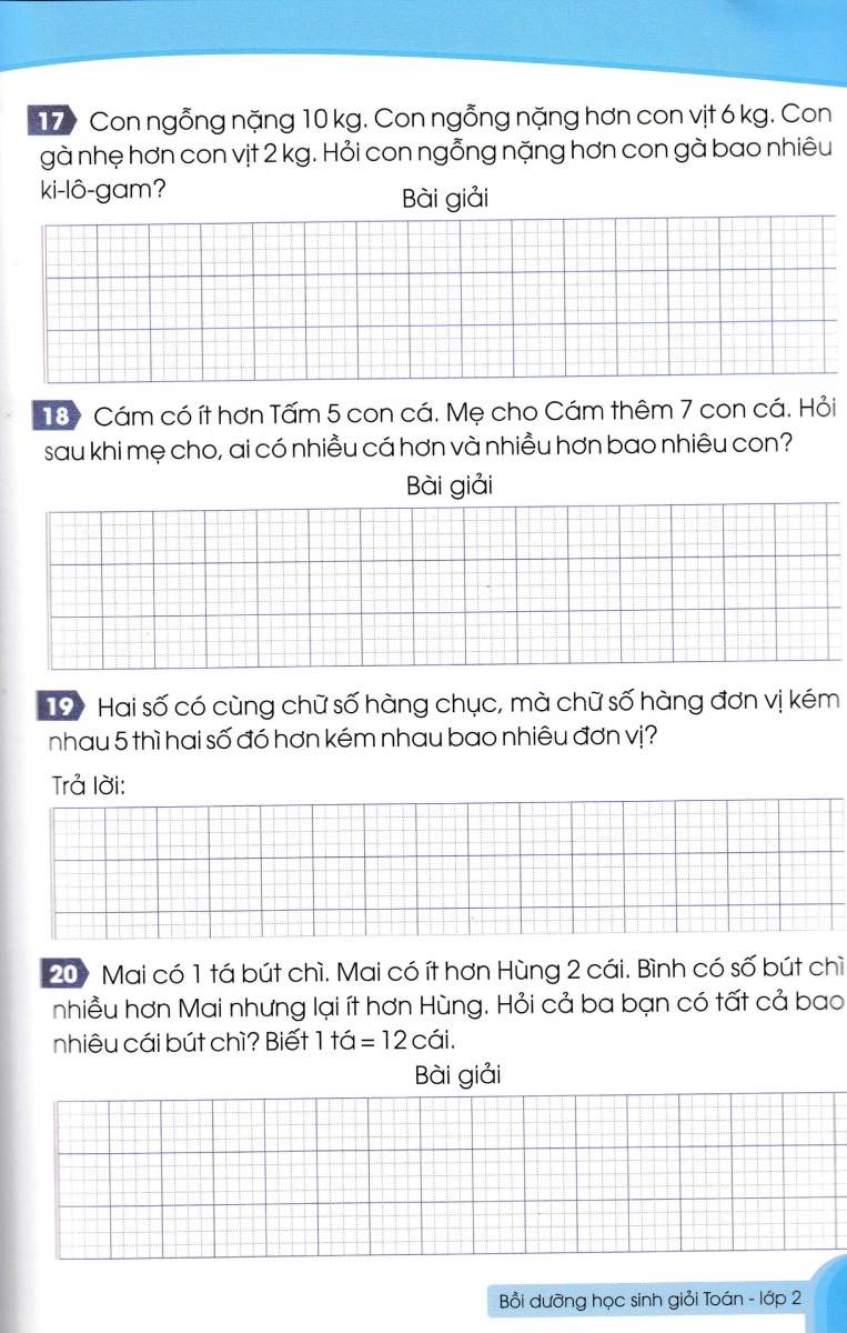 Bồi Dưỡng Học Sinh Giỏi Toán Lớp 2 (Biên Soạn Theo Chương Trình GDPT Mới - ND)