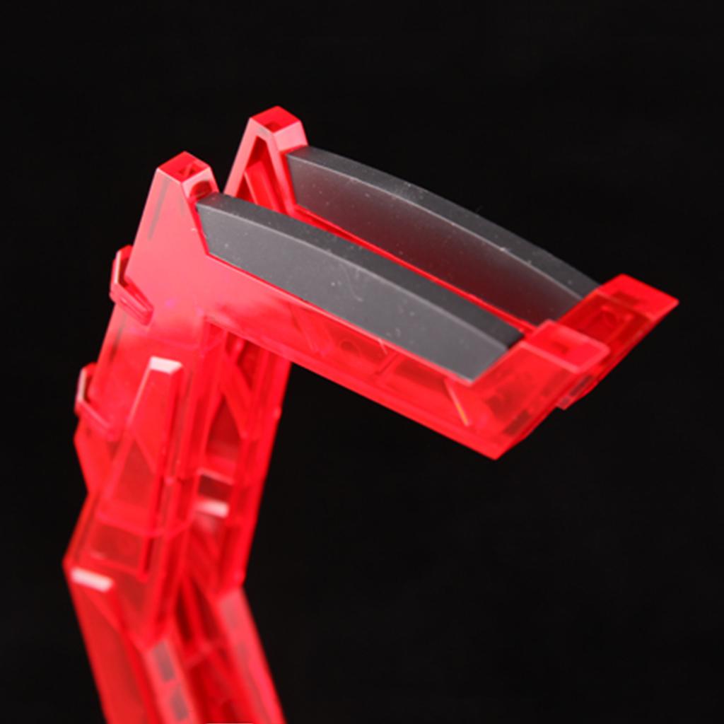 Red Acrylic Headphone Stand Modular Headset Holder Display Holder