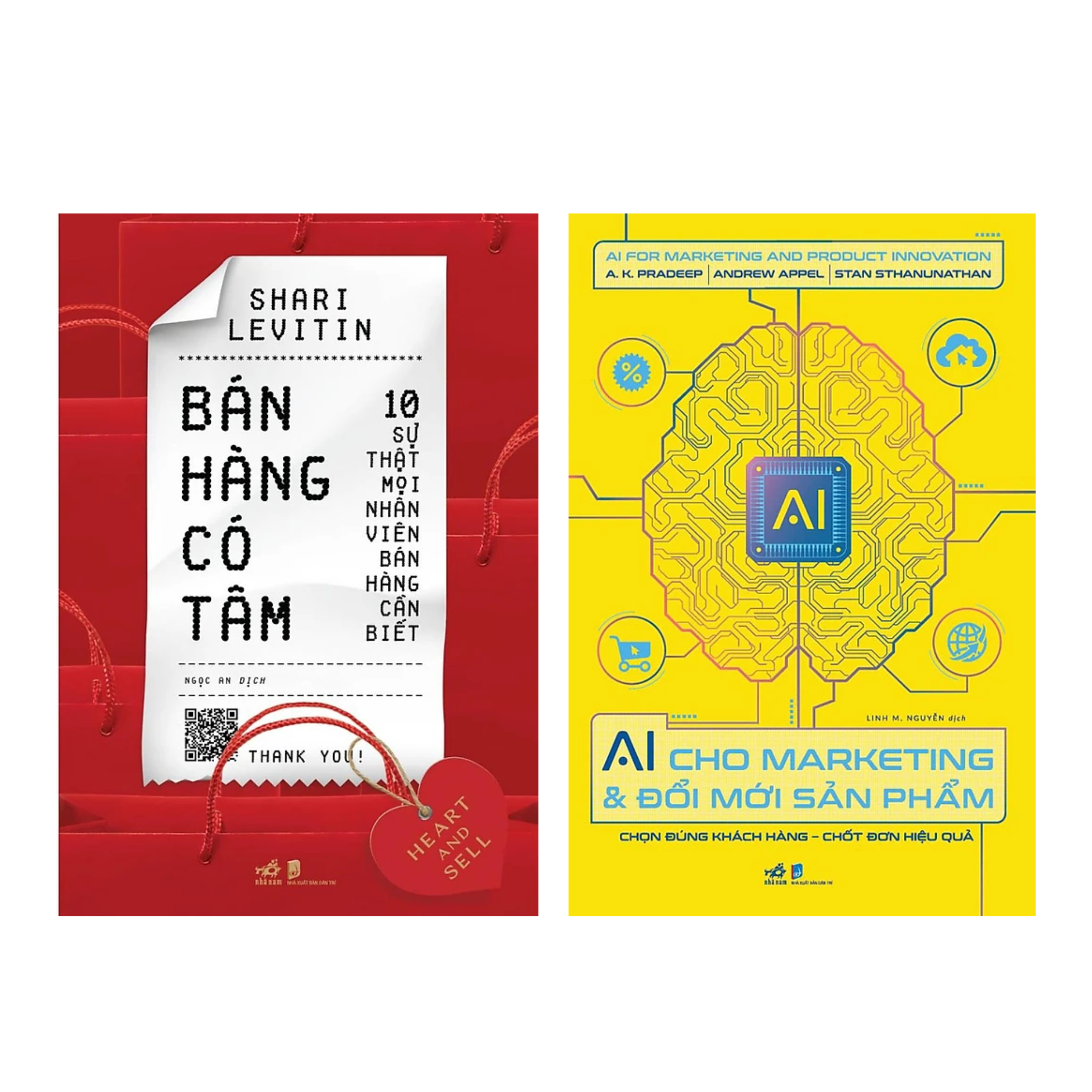 Combo 2 Quyển : Ai Cho Marketing Và Đổi Mới Sản Phẩm nn + Bán hàng có tâm: 10 sự thật mọi nhân viên bán hàng cần biết  nn