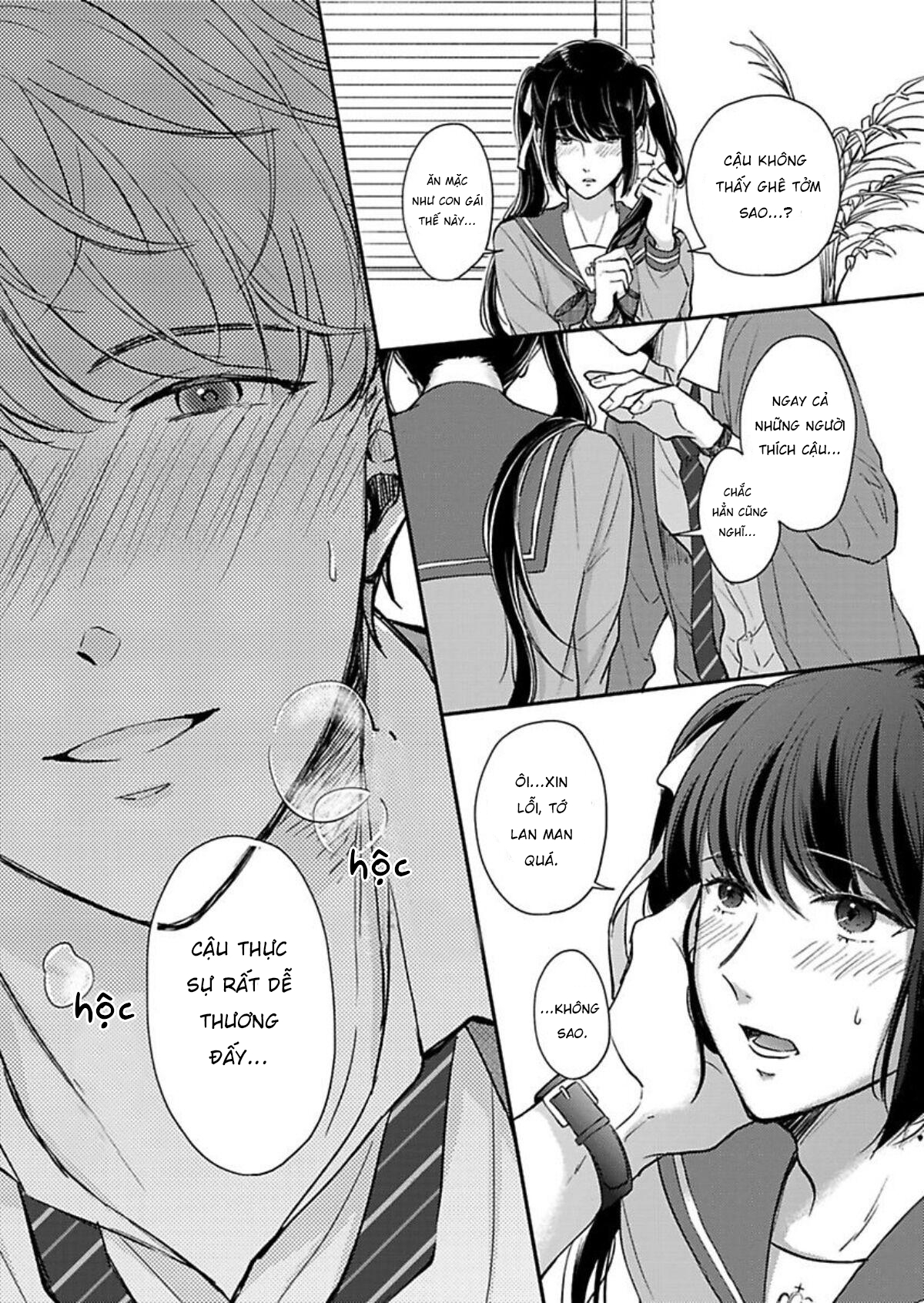 tôi đã giả gái nhưng anh ta muốn hơn thế!? chapter 1 17