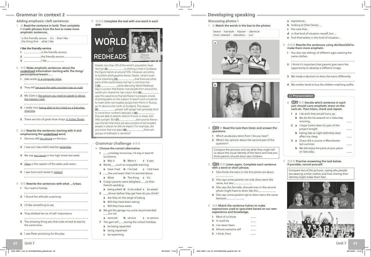 Gateway To The World C1 Workbook With Digital Workbook