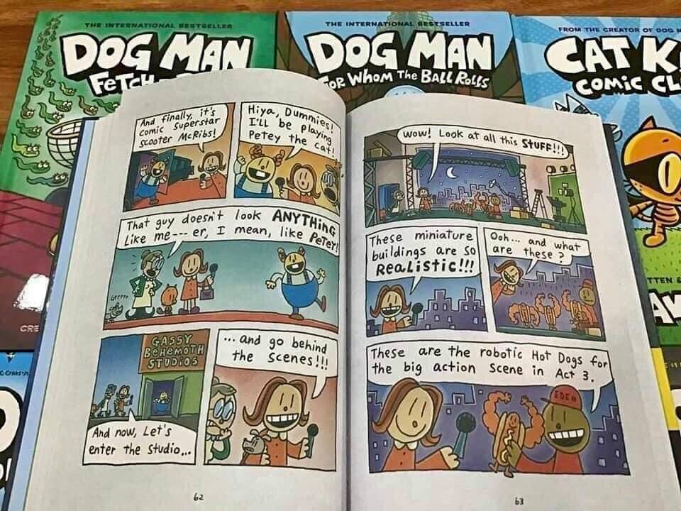 Tặng dog man 12c - bộ nhập bìa cứng (tặng audio)