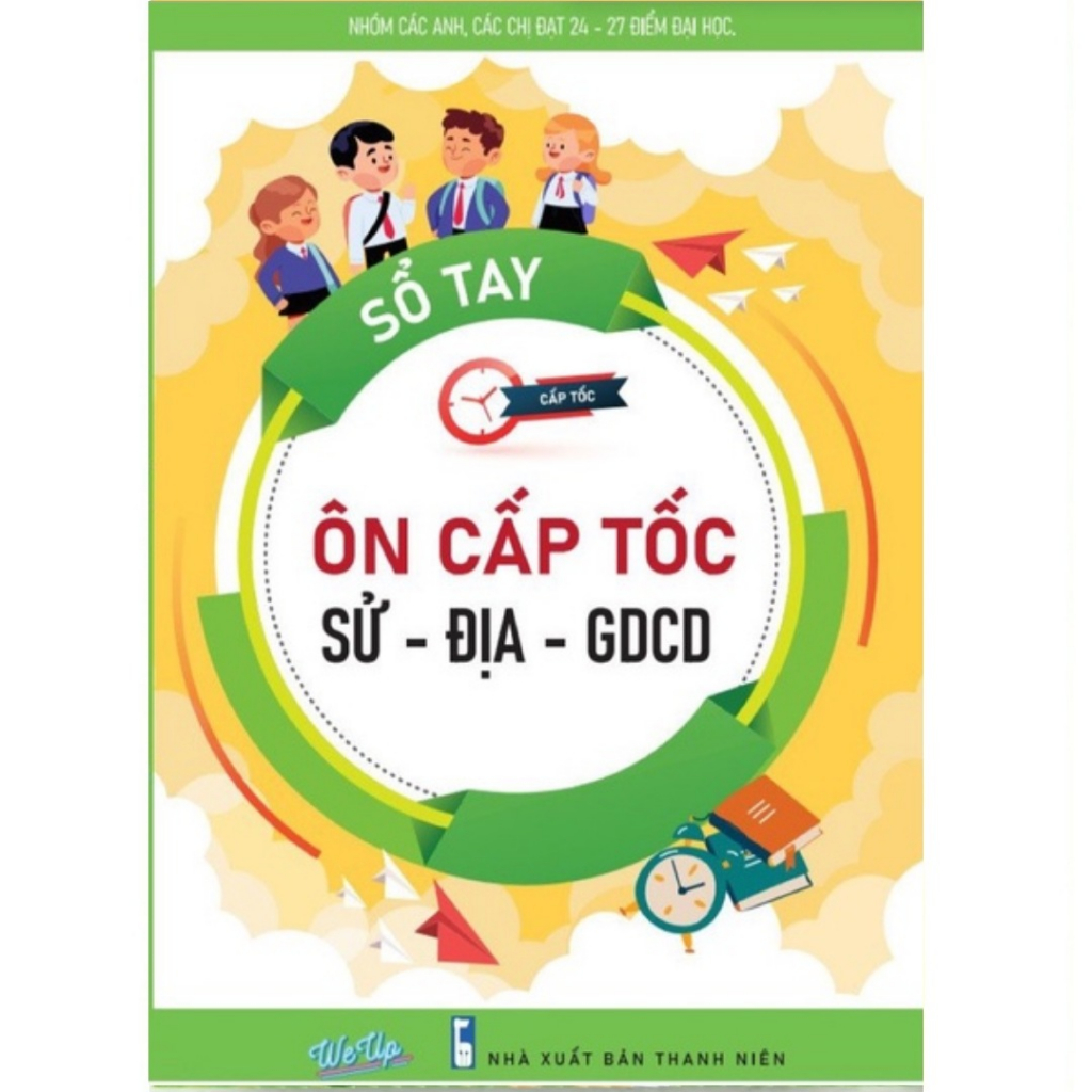 Sách - Sổ tay ôn cấp tốc sử - địa - giáo dục công dân (mới)