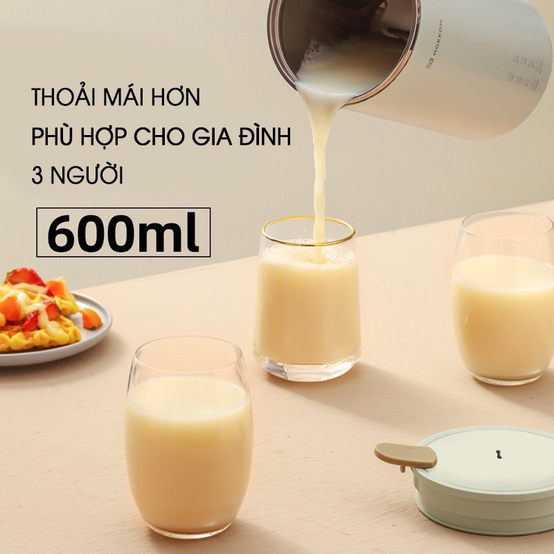 Máy Làm Sữa Hạt Đa Năng Mokkom 600ml